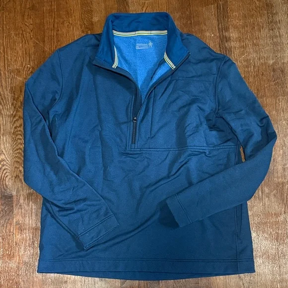 NWOT Smartwool Blue Quarter-Zip Pullover - Picture 1 of 1